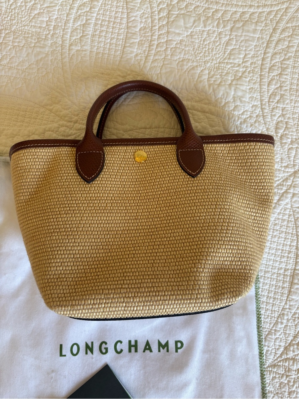 Longchamp extra small Le Pliage Panier top handle bag - Picture 7 of 12